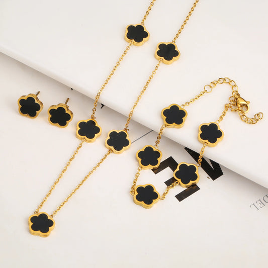 Flower Jewelry Set